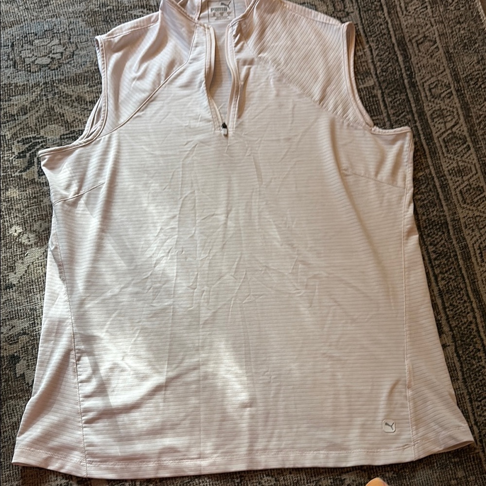 Pink Sleeveless Quarter Zip Puma